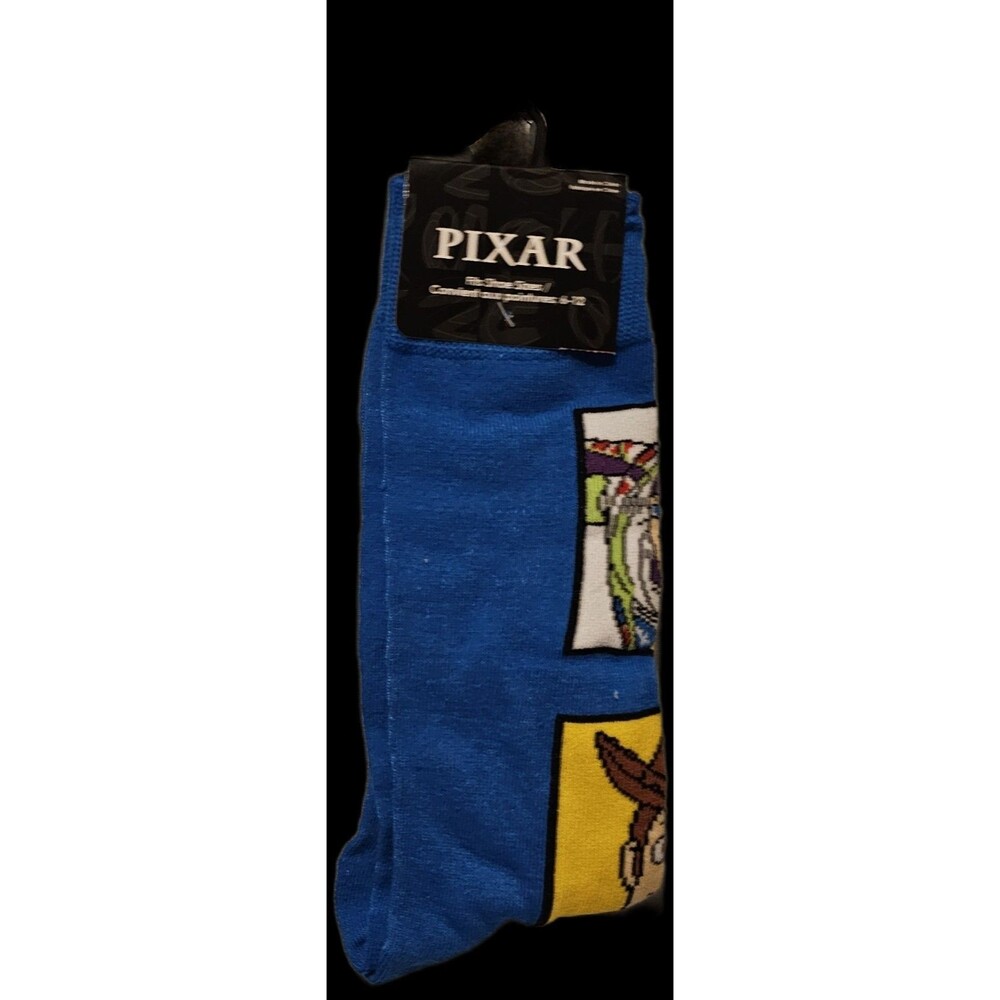 Disney Pixar Toy Story Socks, 6-12 Buzz Lightyear Woody Aliens NEW